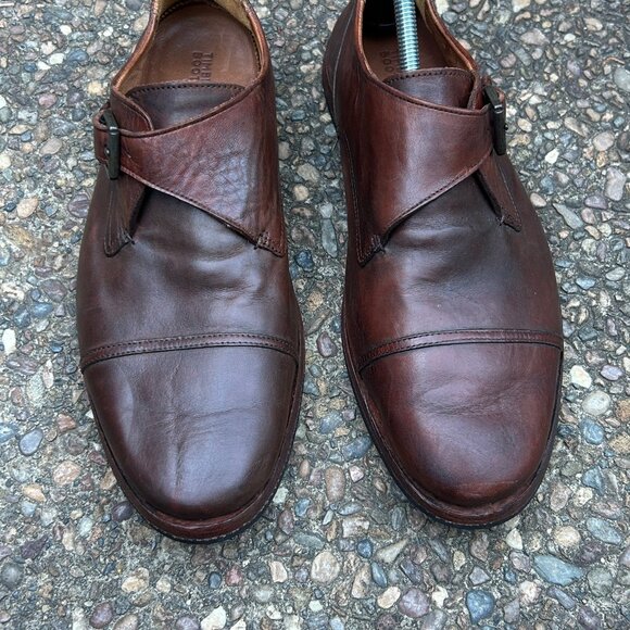 Timberland Boot Company Wodehouse Monk Strap Brown Leather Loafer Size 9 - Picture 5 of 11